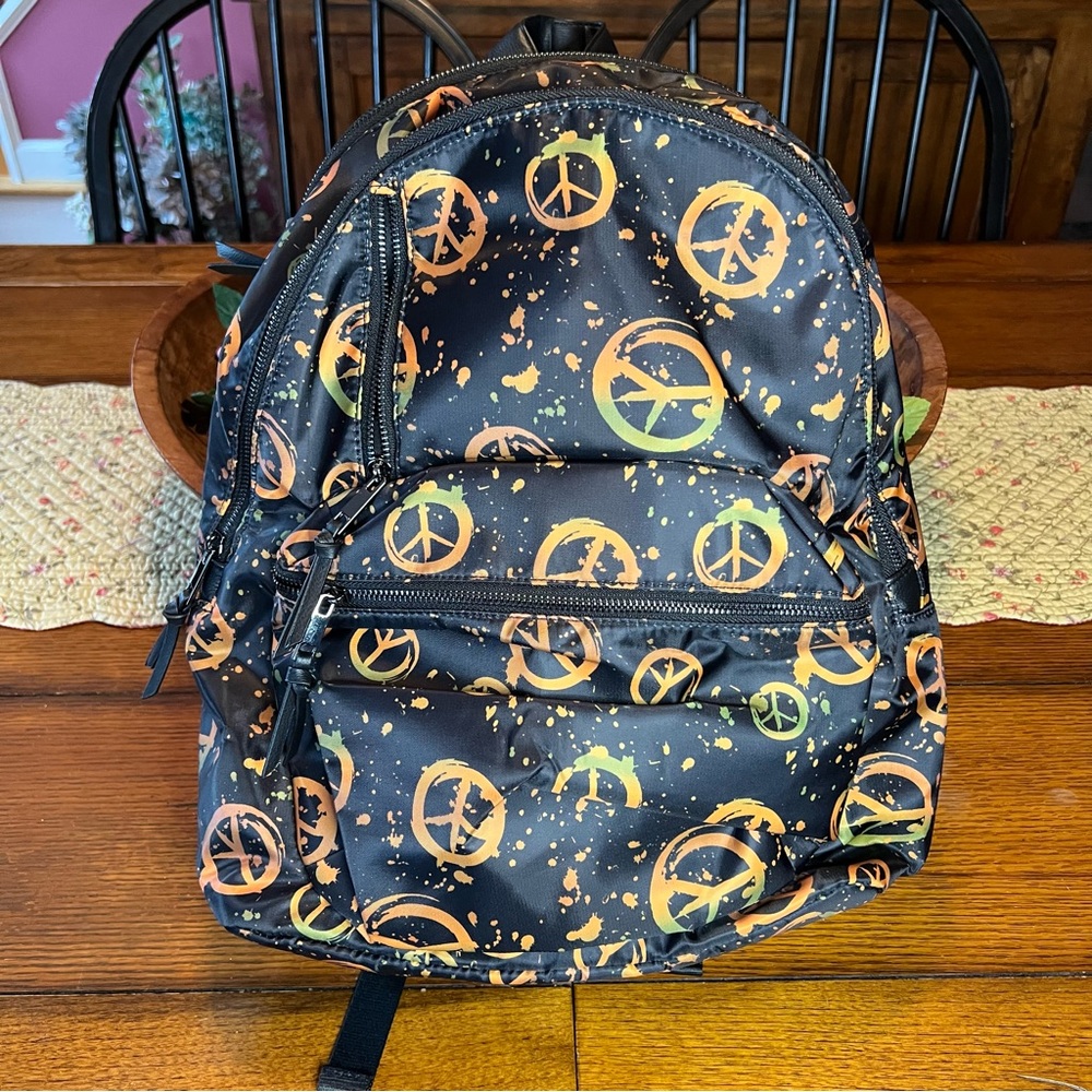 Peace sign backpack